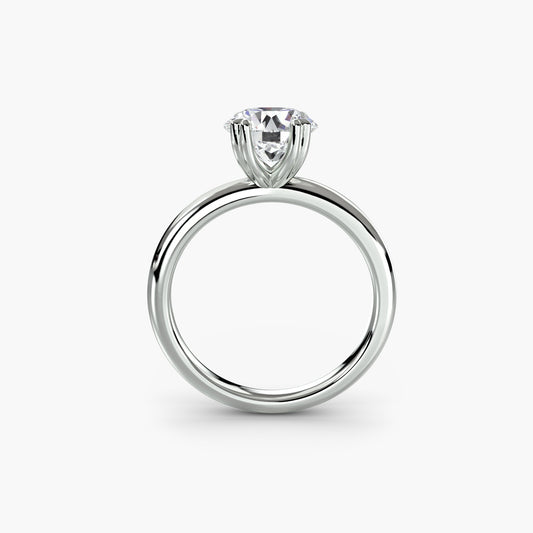 Edler Diamant Setting -Karat Gold – Frontansicht