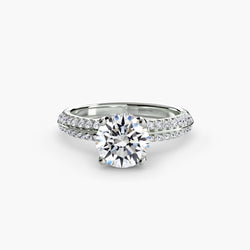 Edelstein Pavé Setting Karat in Gold