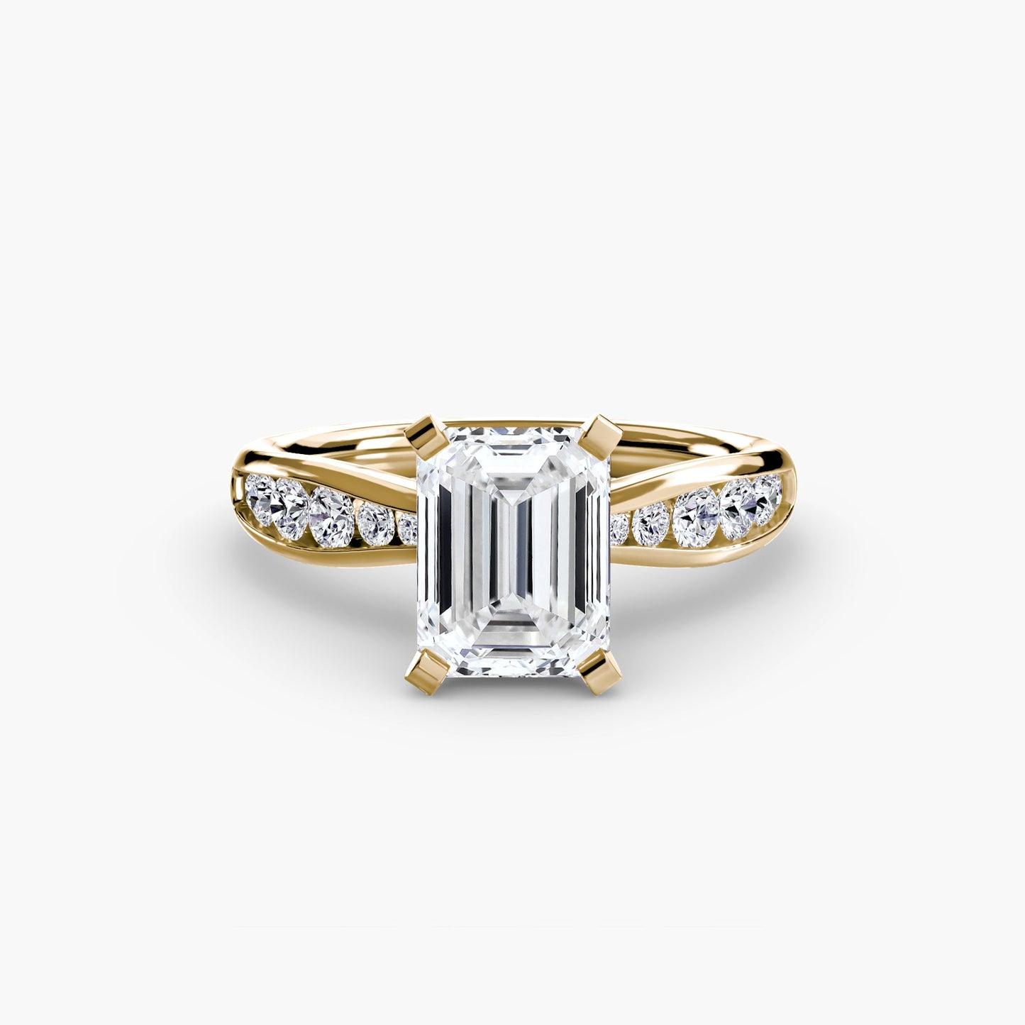 Luxuriöser Edelstein Setting Karat – Rückansicht