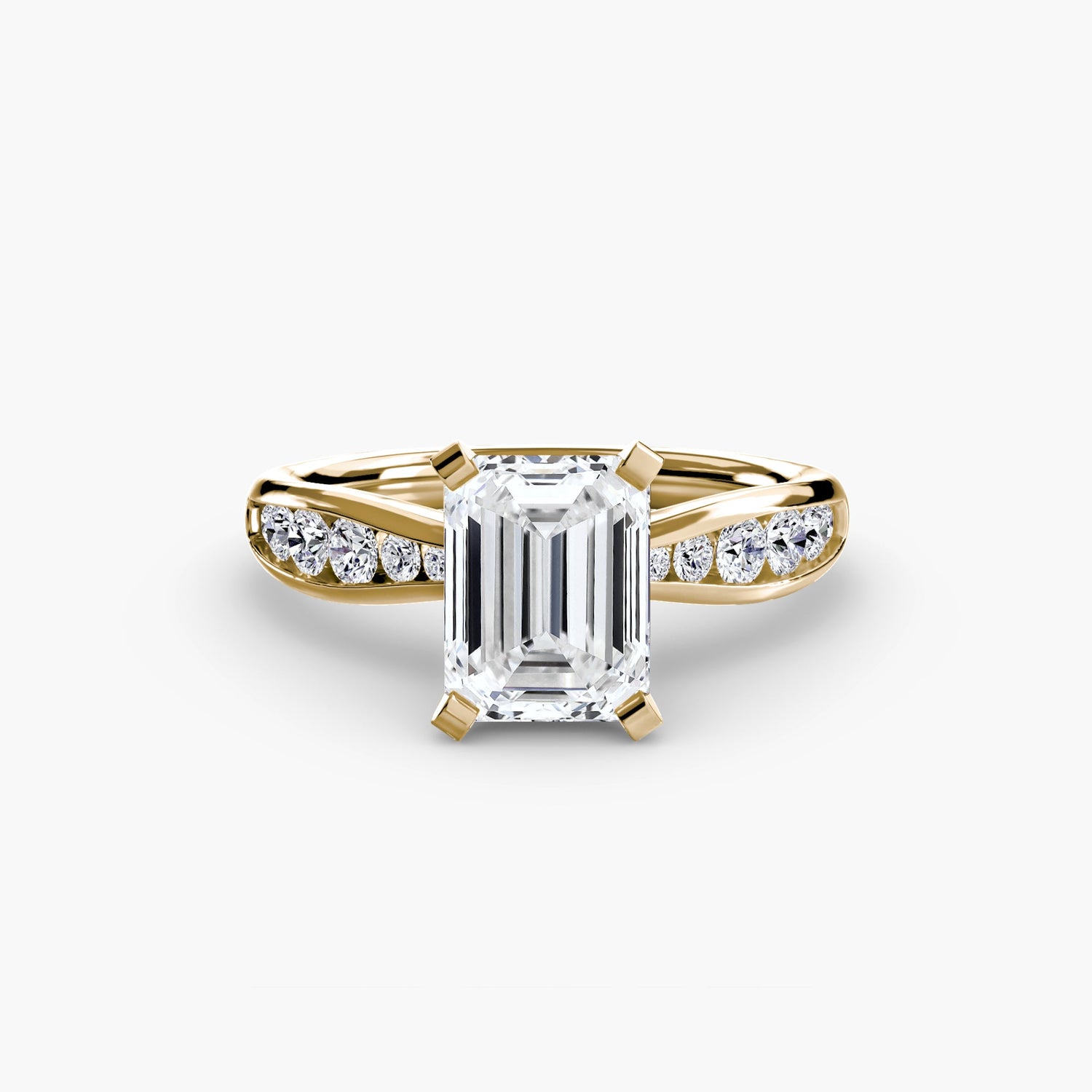 Luxuriöser Edelstein Setting Karat – Rückansicht