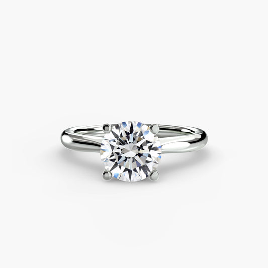 Strahlender Edler Diamant Setting Karat – Hauptansicht