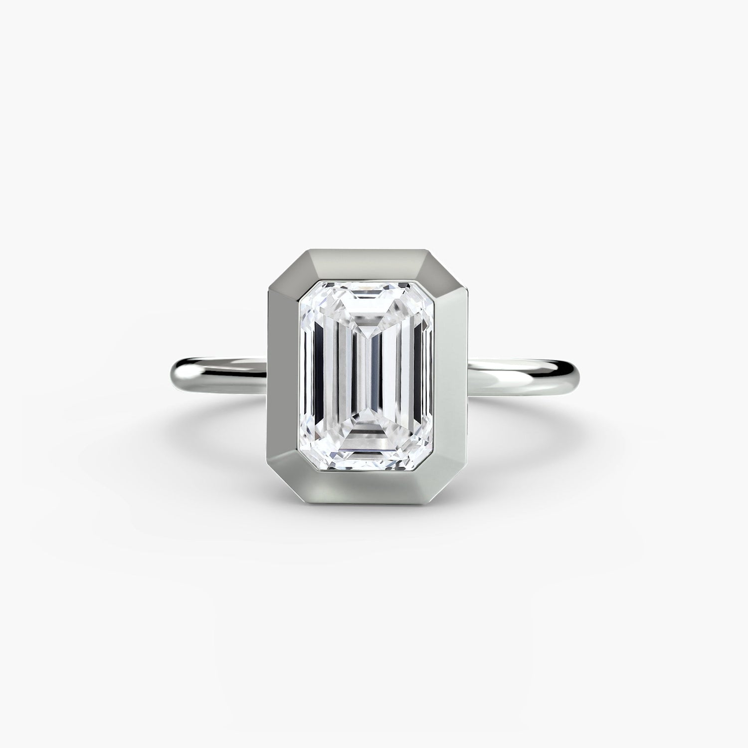 Edelstein Setting -Karat Gold – Rückansicht