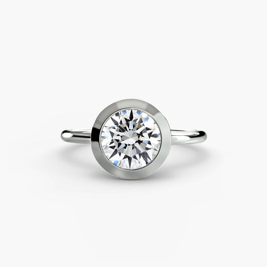 Authentischer Edelstein Setting Karat Gold – Hauptansicht