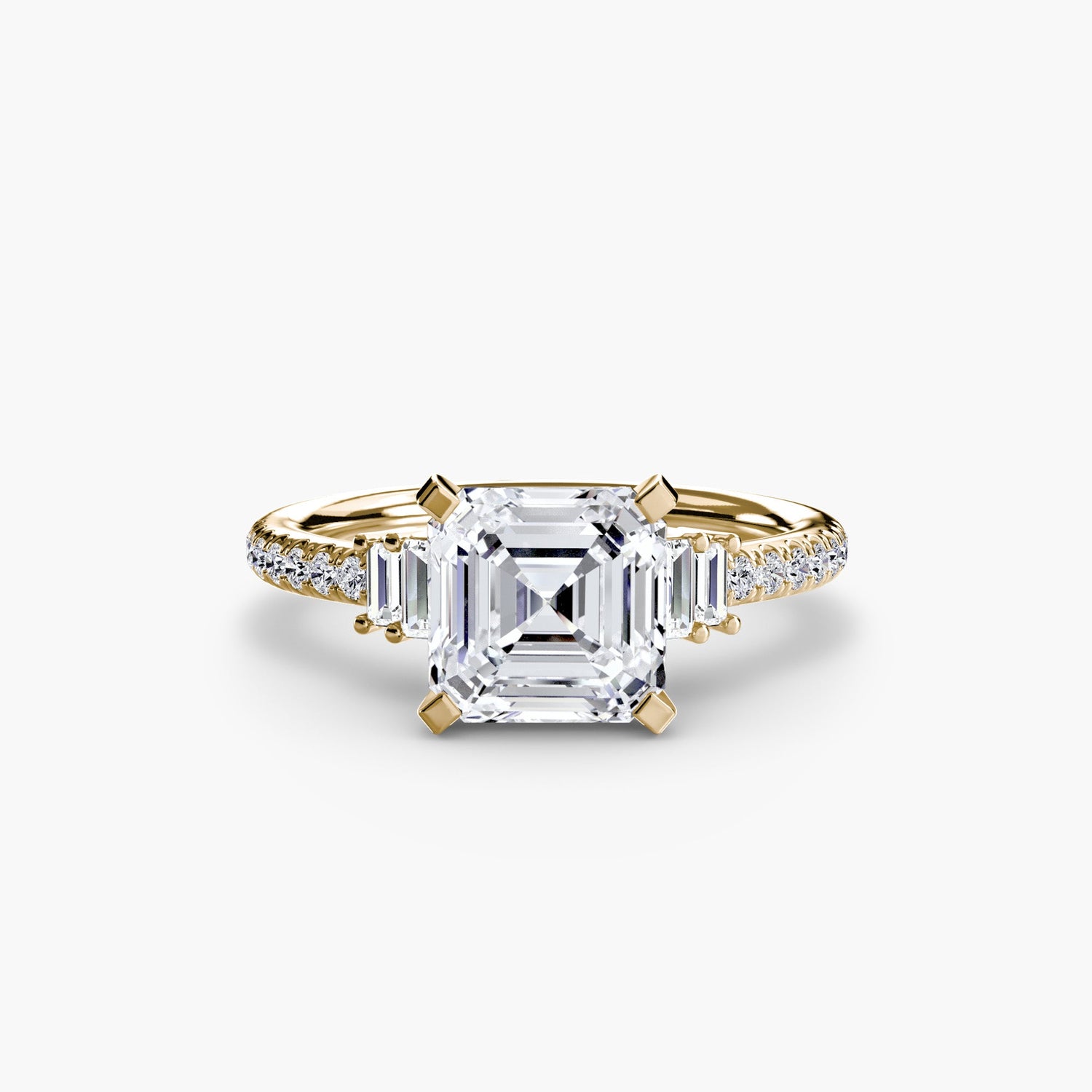 Edelstein Setting -Karat Gold – Nahaufnahme