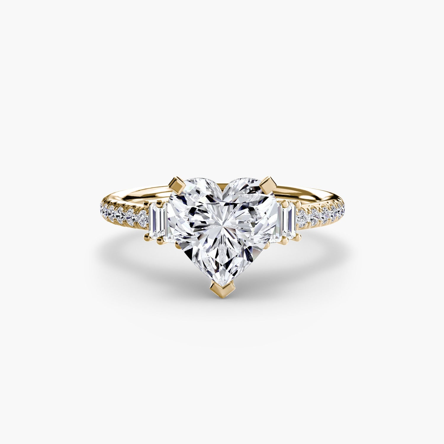 Erdgewonnener Edelstein Setting Karat Gold – Detailansicht