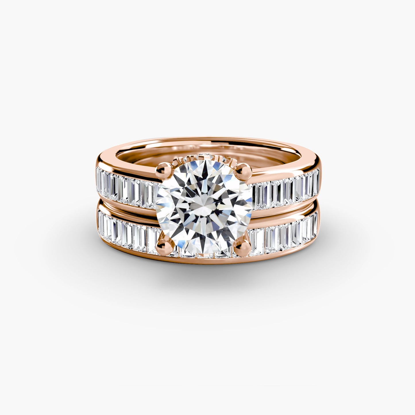 Edler Diamant Setting 1,08-Karat Gold – Nahaufnahme