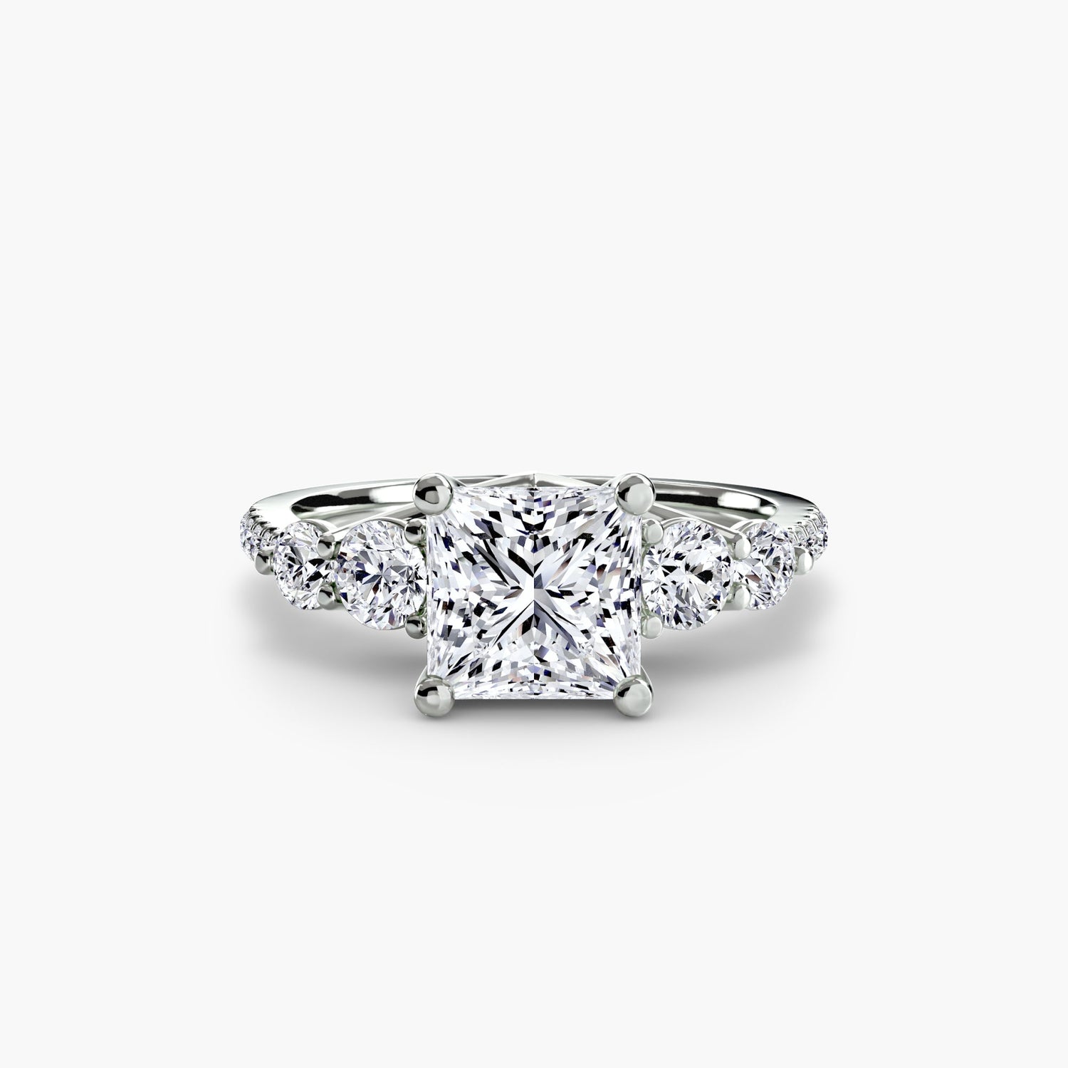 Feiner Brillant Setting 0,49 Karat – Seitenansicht