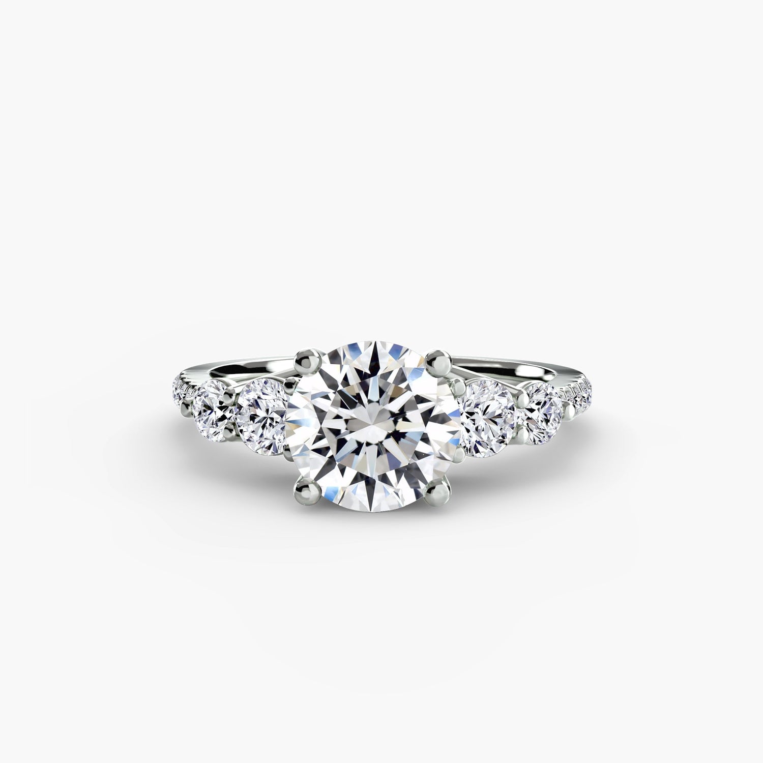 Brillantschliff Brillant Ring in Gold – Hauptansicht