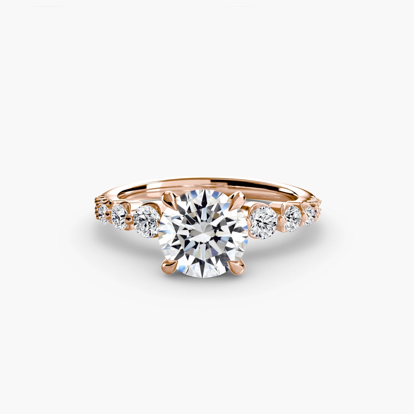 Setting Gold mit Diamant – Nahaufnahme