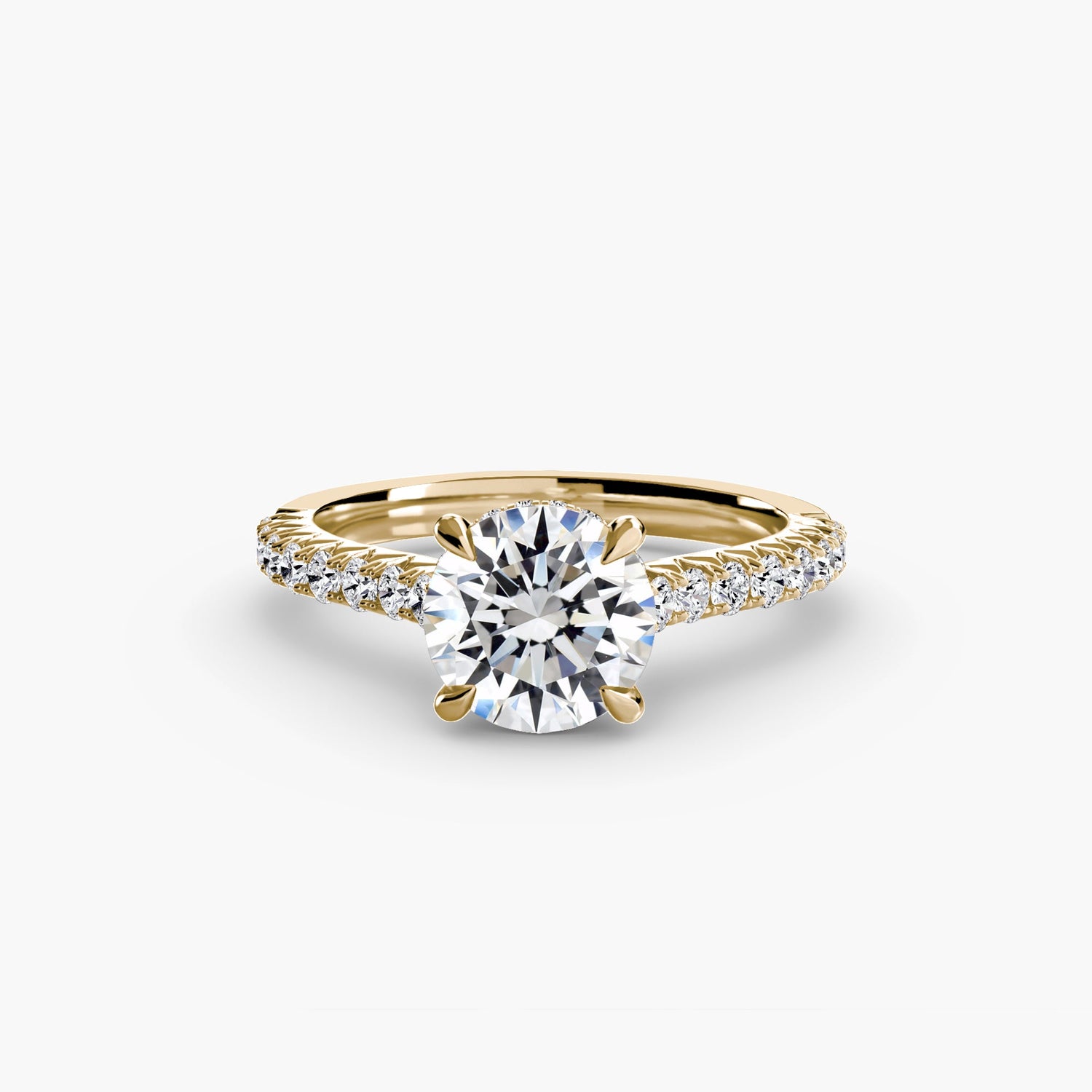 Handgefertigter Setting Karat – Draufsicht