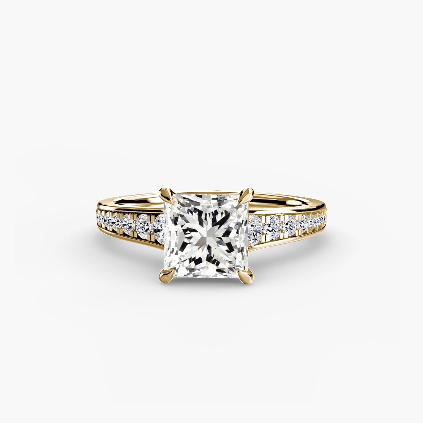 Handgemachter Setting Karat – Seitenansicht