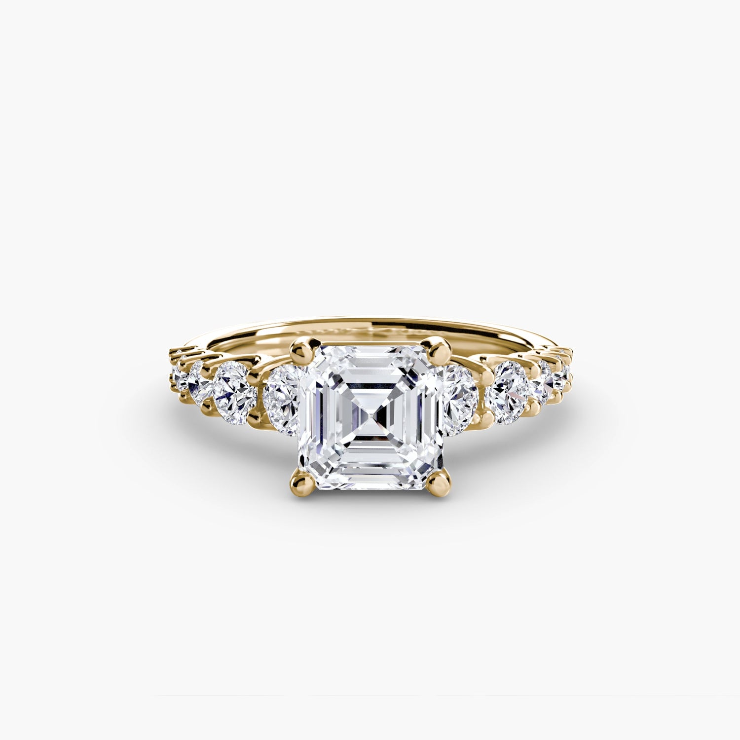Natürlicher Brillant Setting 1,38 Karat Gold – Nahaufnahme
