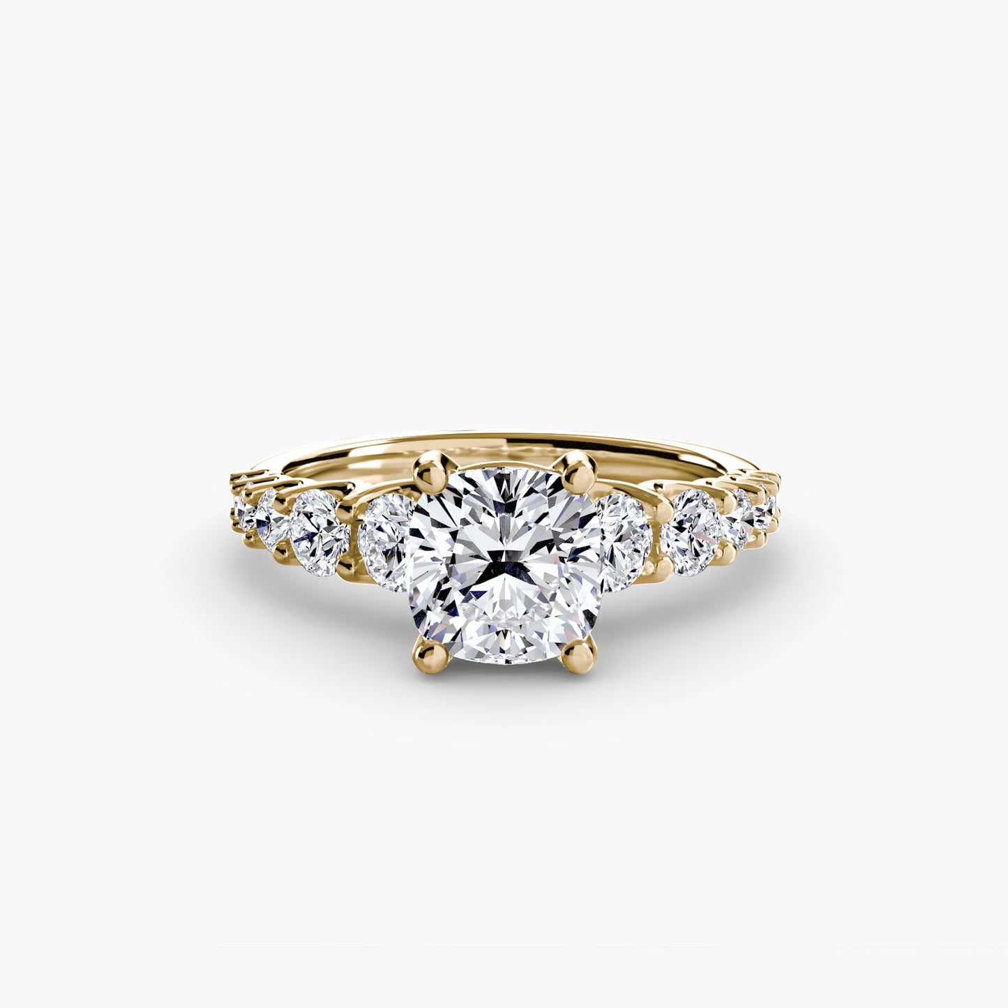 Brillant Setting 1,38-Karat Gold – Schrägansicht