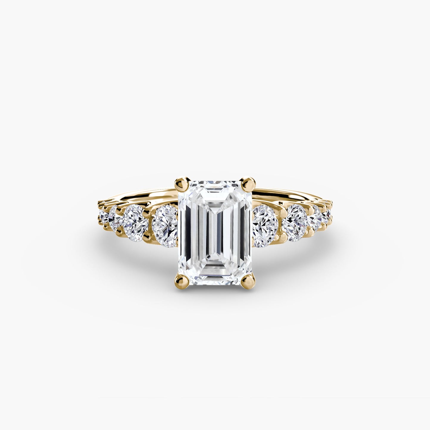 Brillant Setting 1,38-Karat Gold – Rückansicht