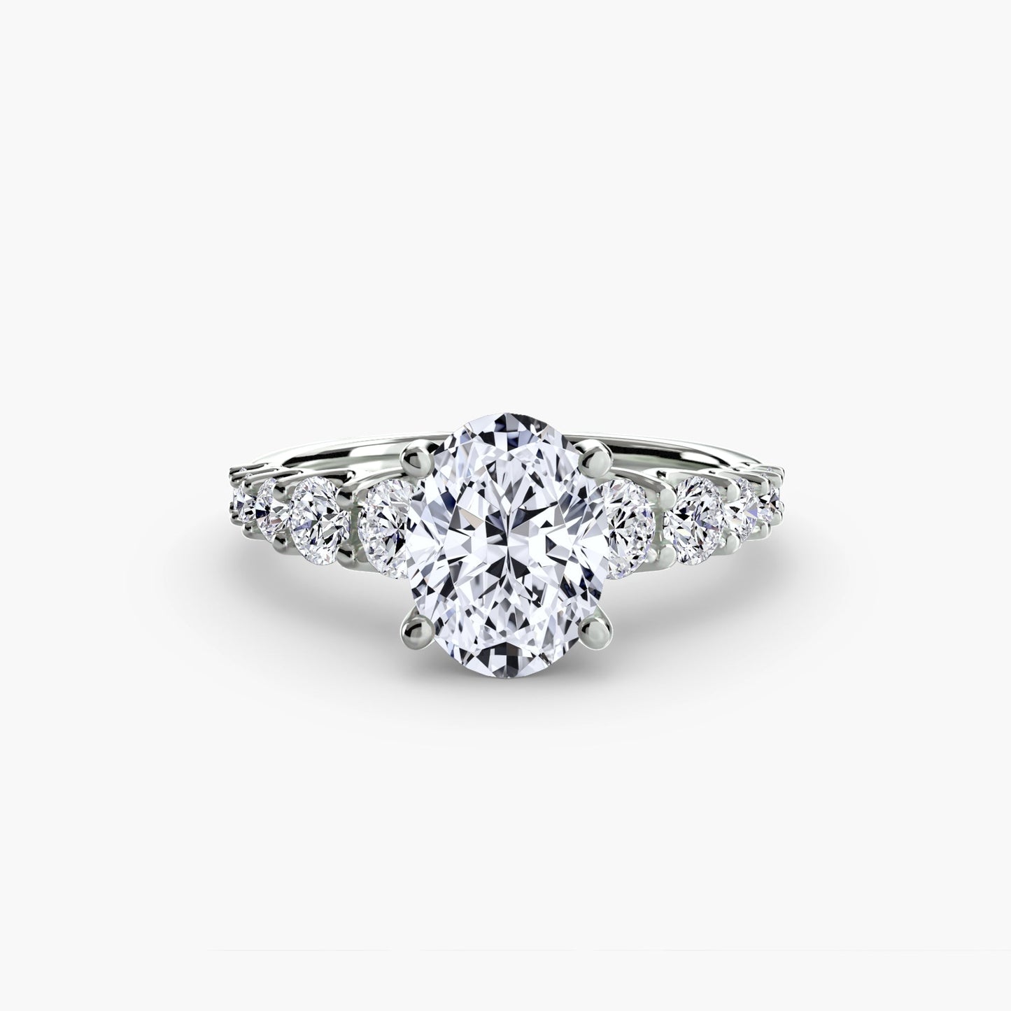 Brillant Setting 1,38-Karat Gold – Profilansicht