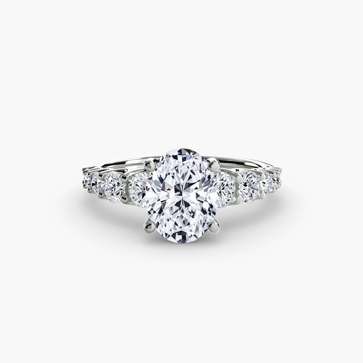 Brillant Setting 1,38-Karat Gold – Profilansicht