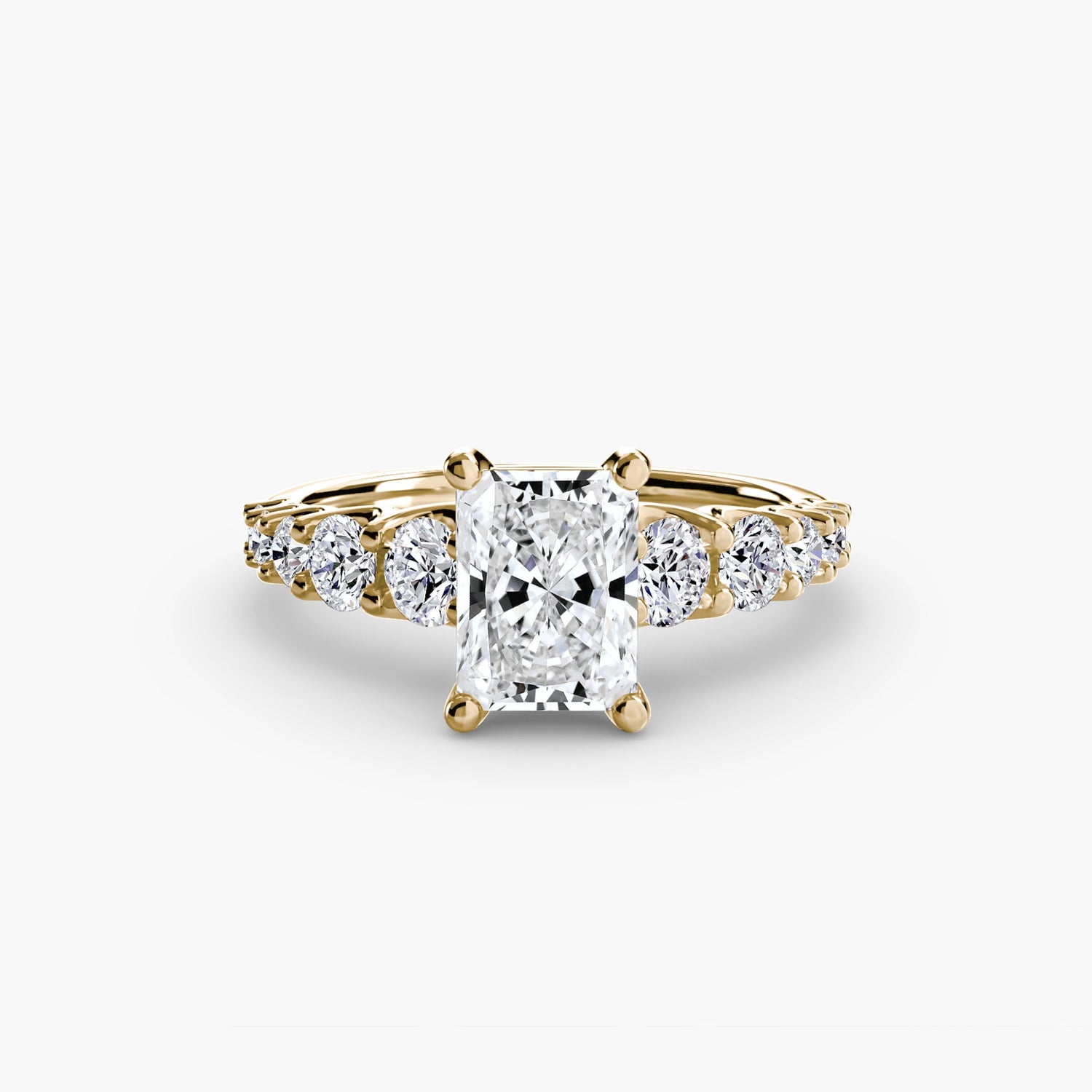 Natürlicher Brillant Setting 1,38 Karat Gold – Alternative Ansicht