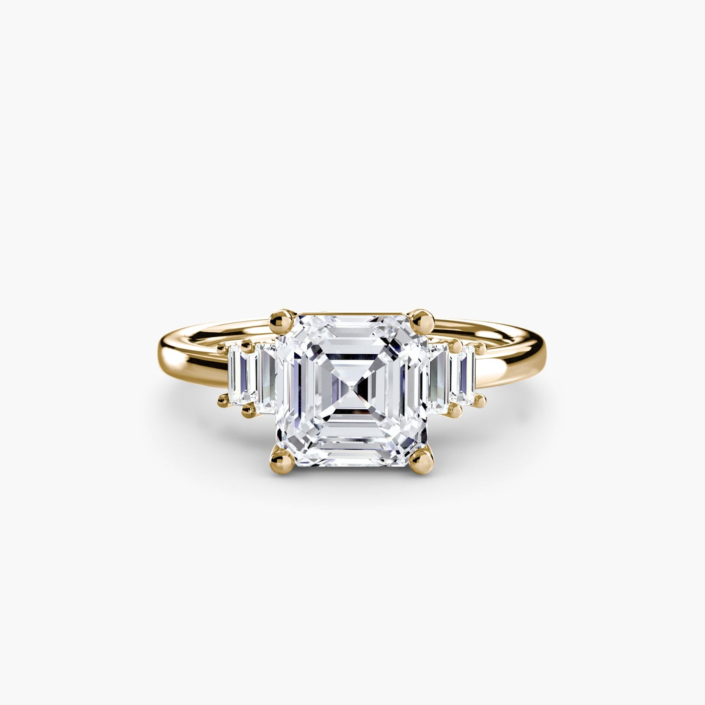 Erdgewonnener Diamant Setting 0,17 Karat Gold – Nahaufnahme