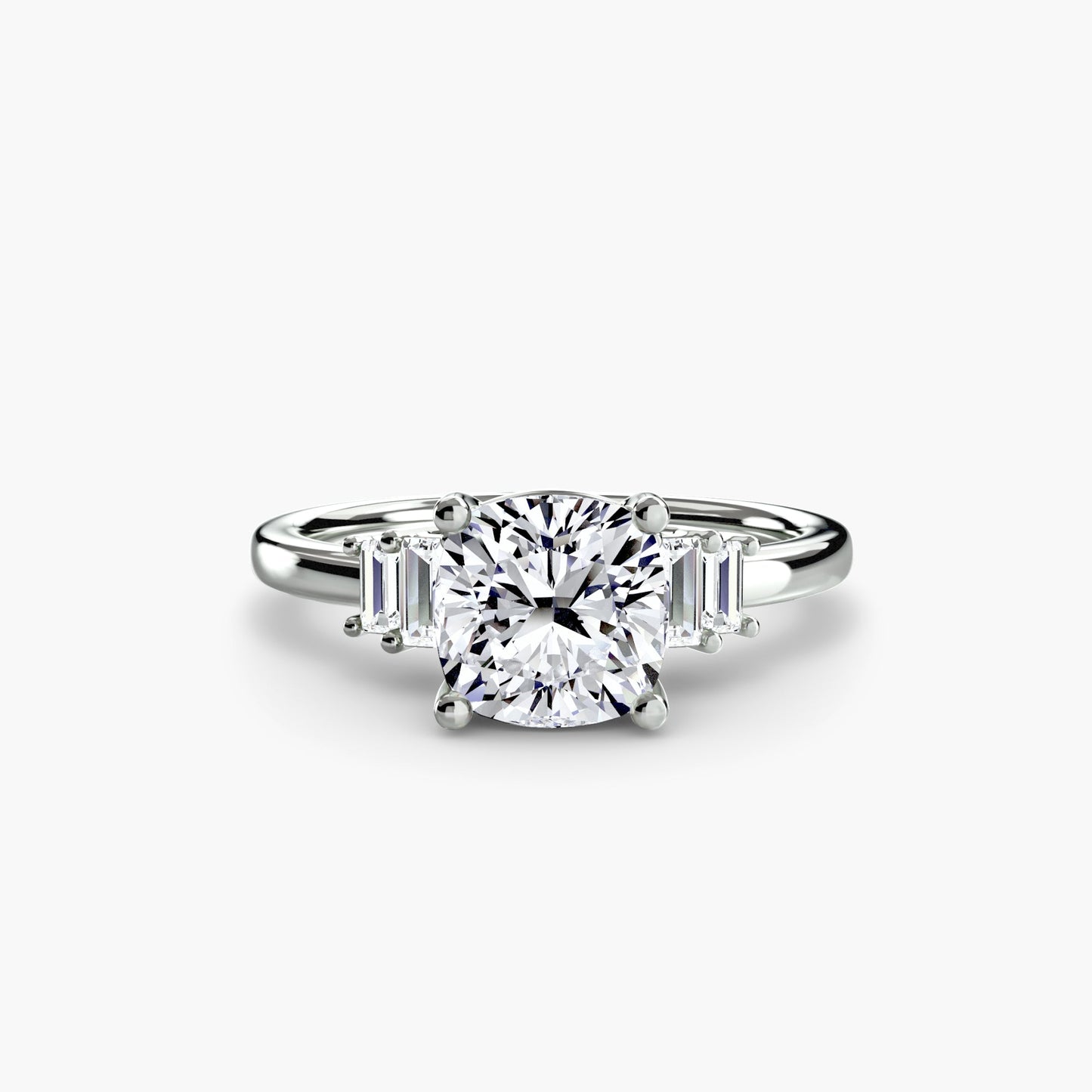 Erdgewonnener Diamant Setting 0,17 Karat Gold – Schrägansicht