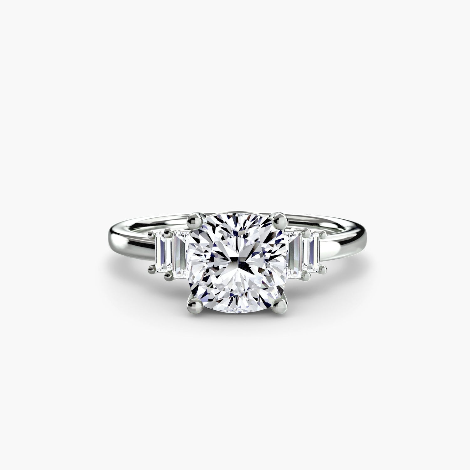 Erdgewonnener Diamant Setting 0,17 Karat Gold – Schrägansicht