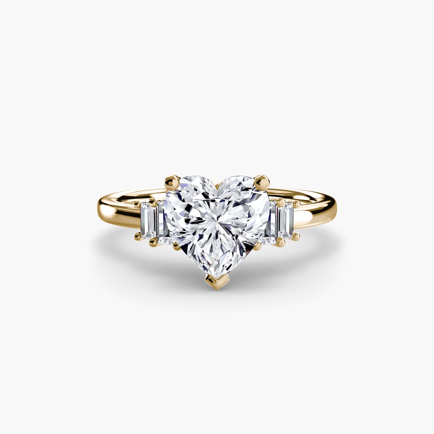 Erdgewonnener Diamant Setting 0,17 Karat Gold – Detailansicht