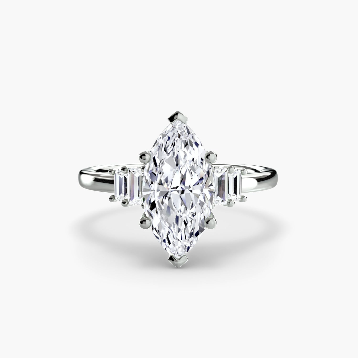Handgefertigter Diamant Setting 0,17 Karat – Hauptansicht