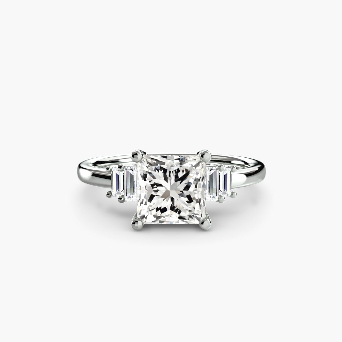 Diamant Setting 0,17-Karat Gold – Seitenansicht