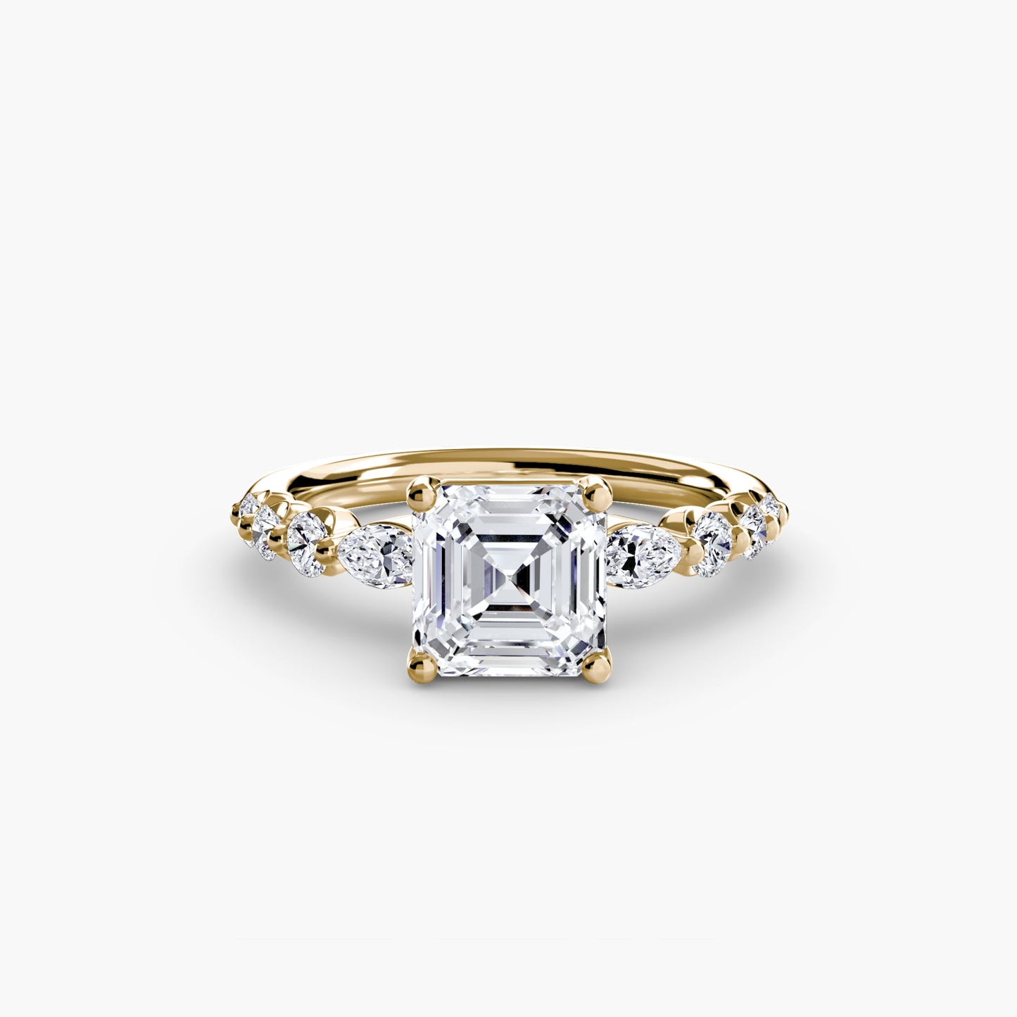 Brillant Setting 0,29-Karat Gold – Nahaufnahme
