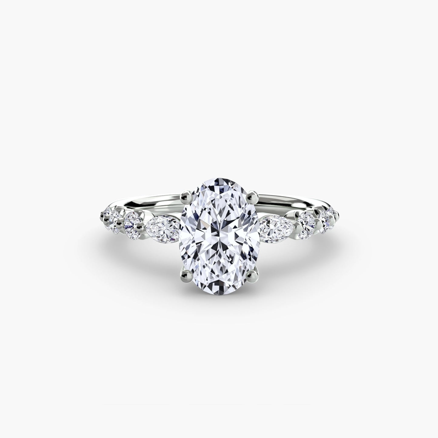 Brillant Setting 0,29-Karat Gold – Profilansicht