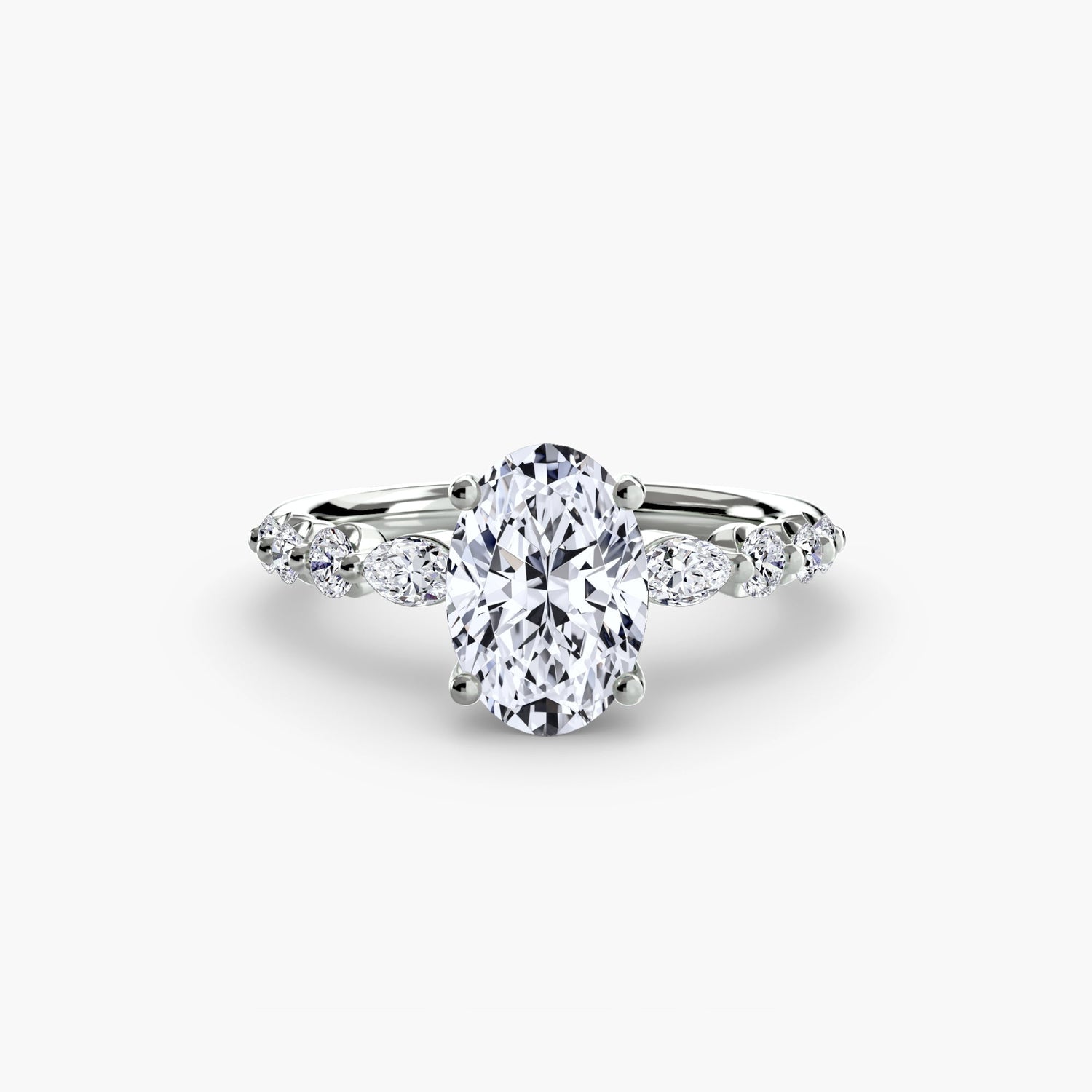 Brillant Setting 0,29-Karat Gold – Profilansicht