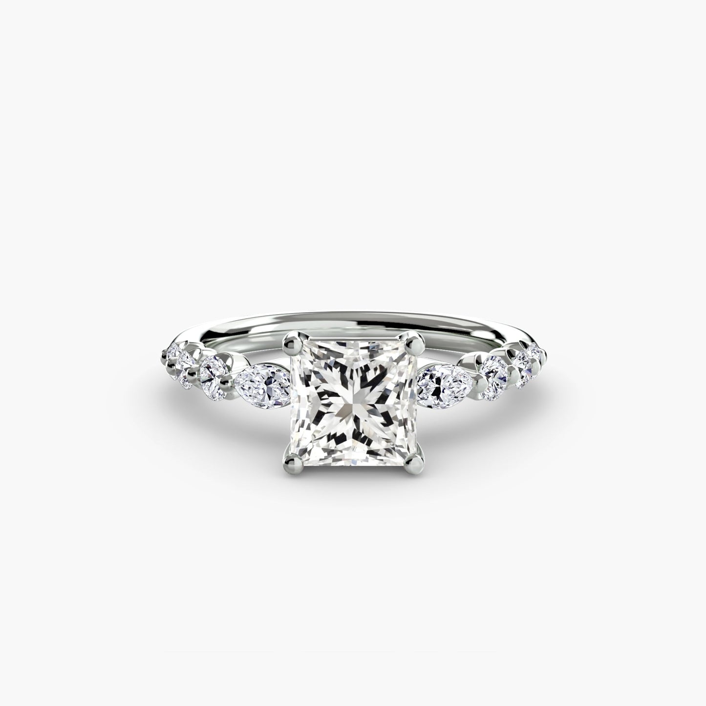 Funkelnder Brillant Setting 0,29 Karat – Seitenansicht