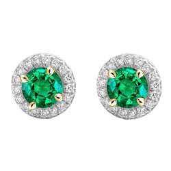 Edler Smaragd Gemstone Earring – GIA-Geprüft 2 Karat
