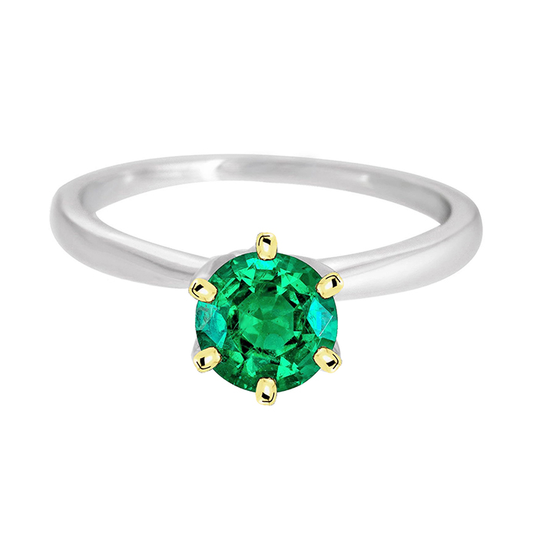 Hochwertiger Schmuckstein-Ring 2 Karat – Hauptansicht