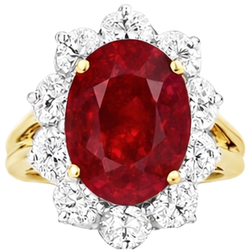 Echter Rubin Ring 3.50 Karat