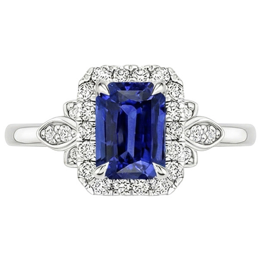 echter round diamant 4.25Karat ring Profilansicht