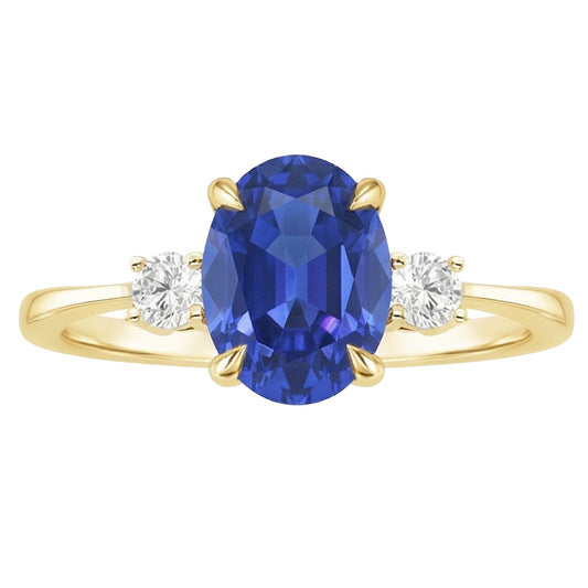 echter oval diamant 5.50Karat ring Detailansicht