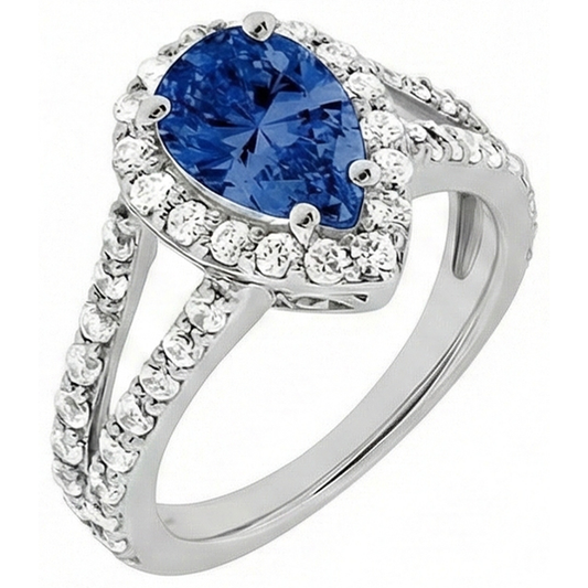 echter round diamant 4Karat ring Seitenansicht