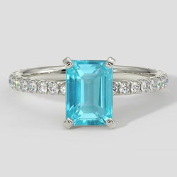 Ring Paraiba-Turmalin 1,50 ct, Smaragd