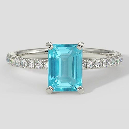 Ring Paraiba-Turmalin 1,50 ct, Smaragd