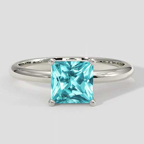Ring Paraiba Turmalin Kissen 1,25ct