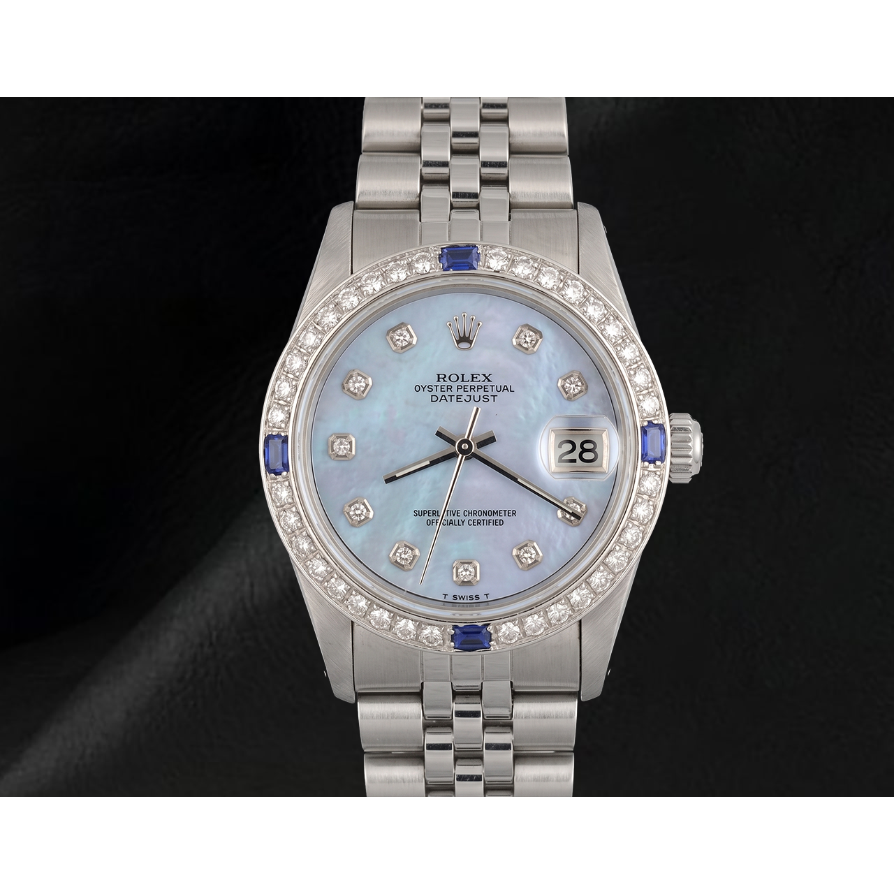 Rolex Date-Just 31 mm Perlmutt-Herrenuhr