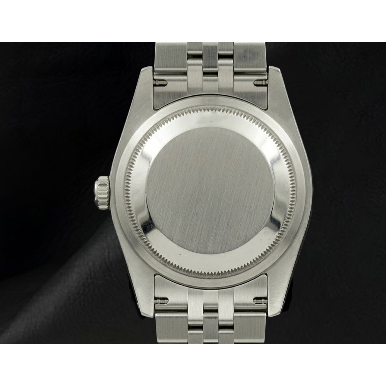 Rolex Date just Weiß Mop römisches Zifferblatt, Diamantlünette, Edelstahl-Jubiläumsarmband, SCHNELLES SET