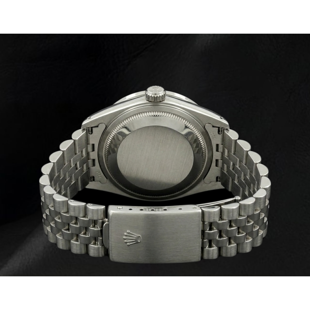 Rolex Date just Weiß Mop römisches Zifferblatt, Diamantlünette, Edelstahl-Jubiläumsarmband, SCHNELLES SET