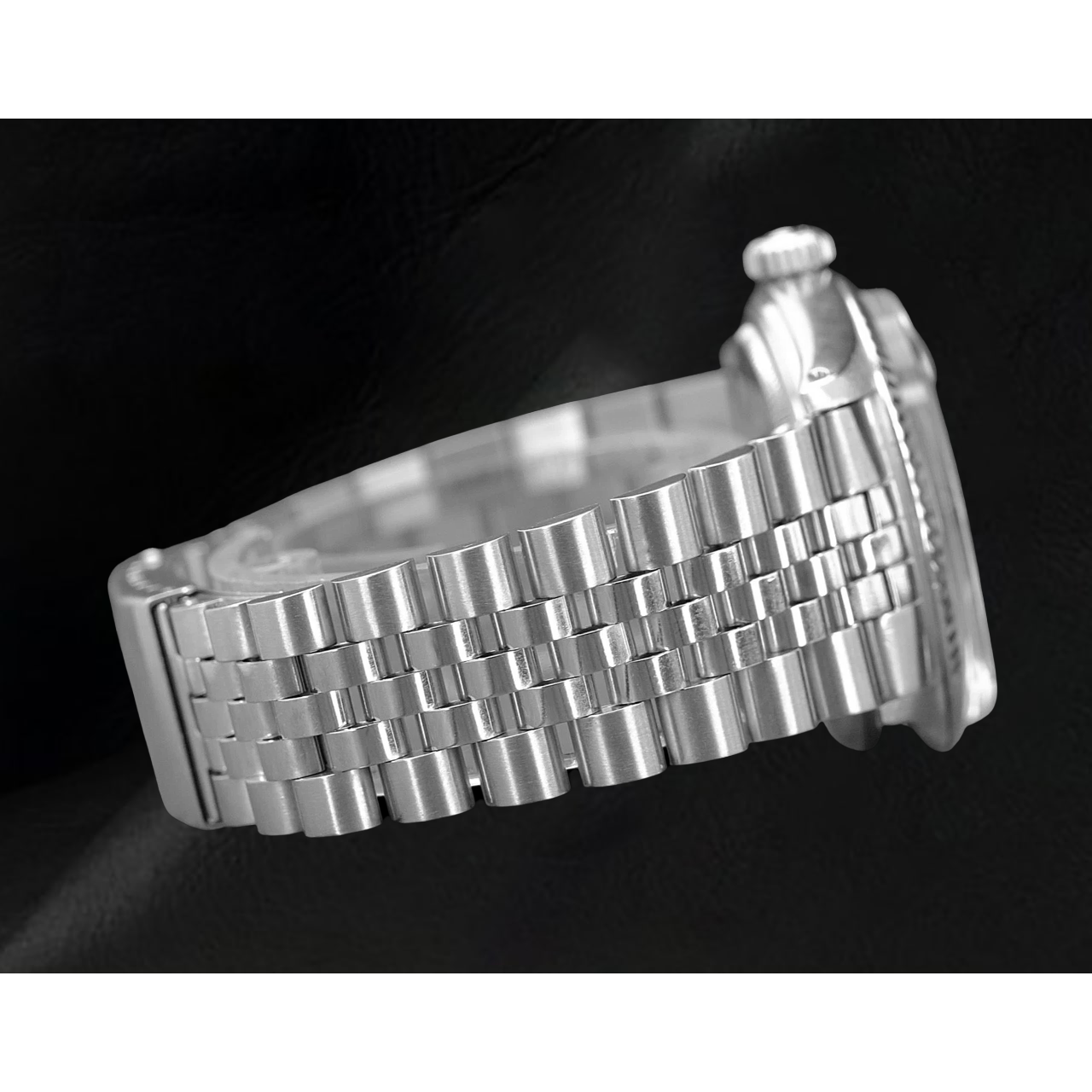 Rolex Datejust 36 mm Edelstahluhr mit grünem Diamantzifferblatt