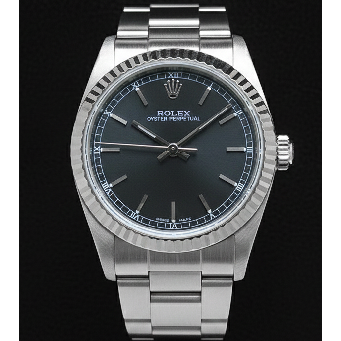 Schmuckstein Rolex -Karat Stainless Steel – Draufsicht