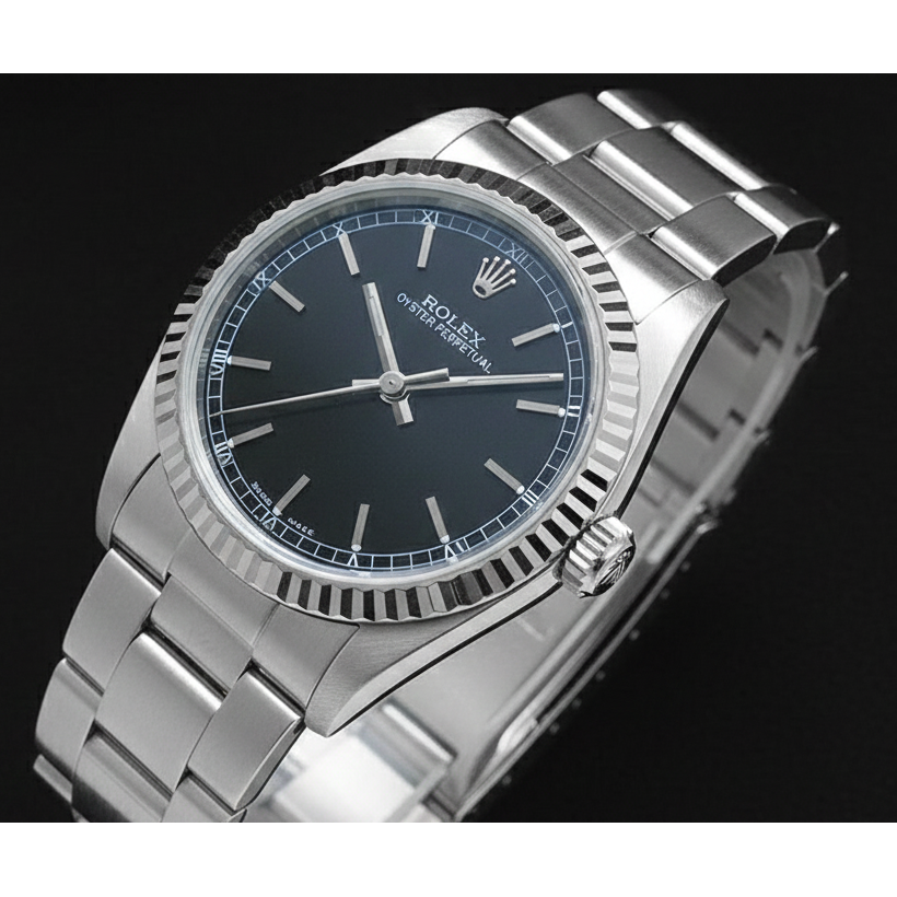 Echter Schmuckstein Rolex – Rückansicht