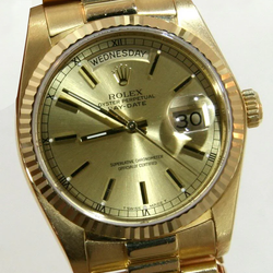 Rolex Day-Date President Armbanduhr Gelbgold