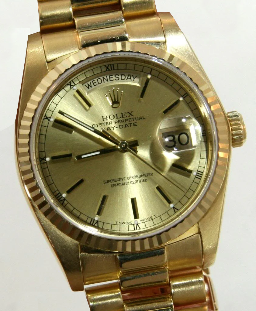 Rolex Day-Date President Armbanduhr Gelbgold