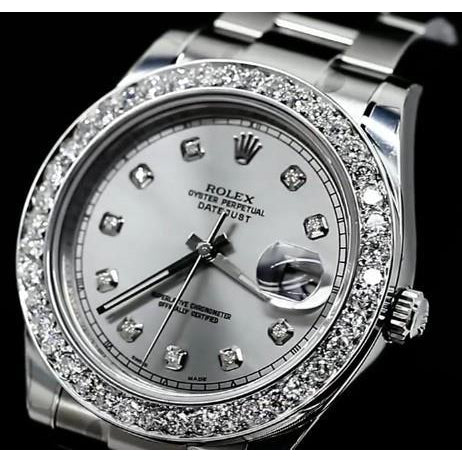 Edelstahl Diamantzifferblatta Rolex