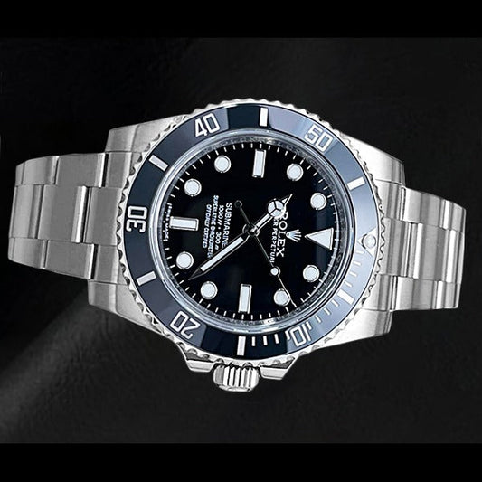 Erdgewonnener Edelstein Rolex Karat Stainless Steel – Frontansicht